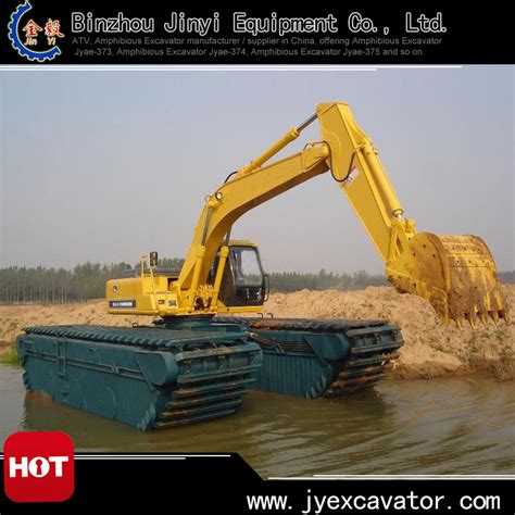 Floating Excavator with Swamp Pontoon Jyae